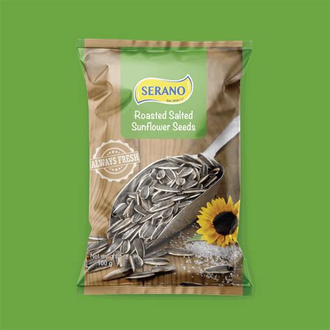 Roasted Salted Sunflower Seeds - Serano