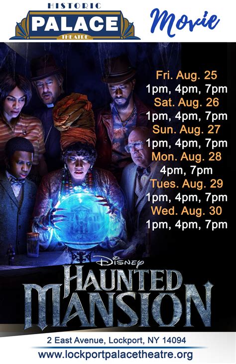 Disney Haunted Mansion - Movie - Lockport Palace Theater