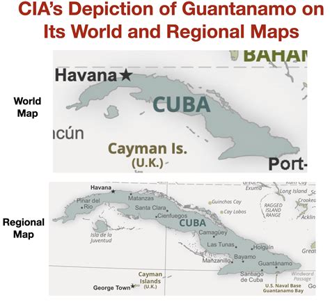 CIA Mapping of Guantanamo Bay - GeoCurrents