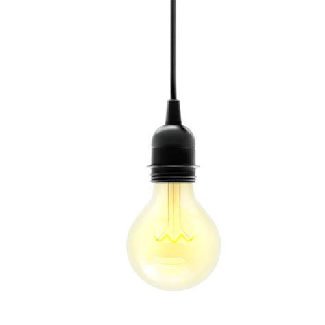 Pngtree Single Hanging Light Bulb Png Hanging Light Png Vector Psd ...