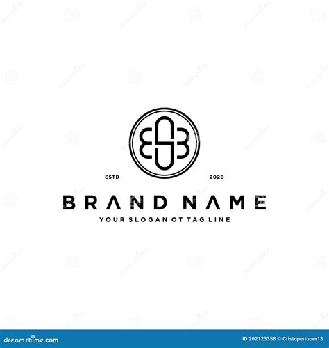 Letter ESB Logo Design Concept Vector Stock Vector - Illustration of ...