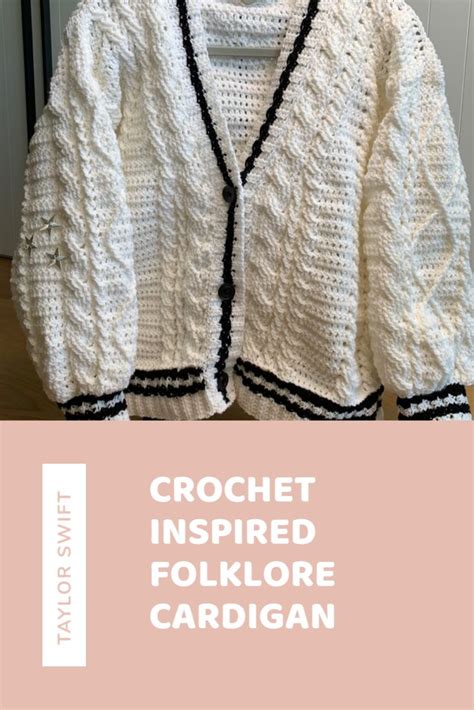 TAYLOR SWIFT FOLKLORE CROCHET CARDIGAN | CROCHET BY BEV - YouTube ...