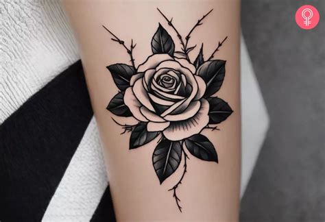 8 Beautiful Rose With Thorns Tattoo Ideas With Meanings