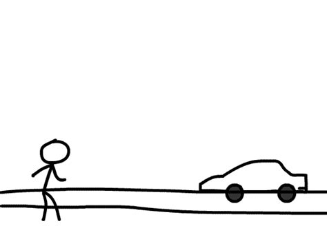 Stick Figure Car Crash