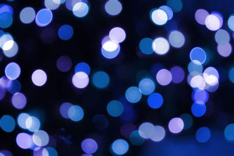 Soft Focus Blue Christmas Lights Texture – Photos Public Domain