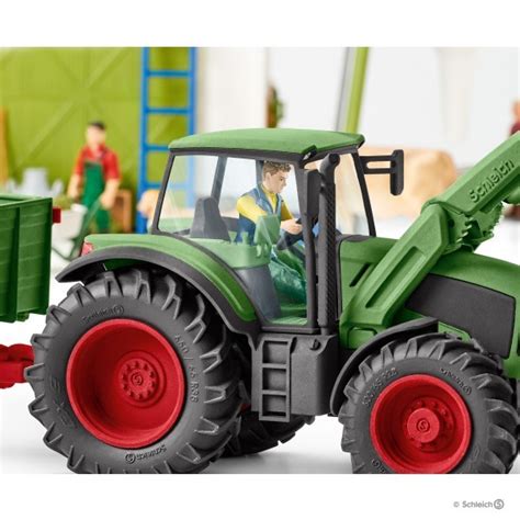 Schleich Farm World - Tractor With Trailer