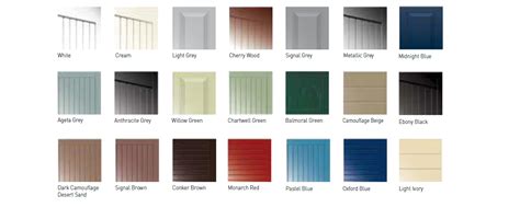 Garage Door Colours | Danmarque Garages