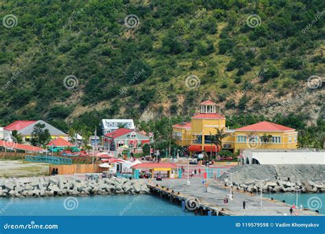 Cruise Port. Philipsburg, Saint-Martin Stock Photo - Image of pier ...