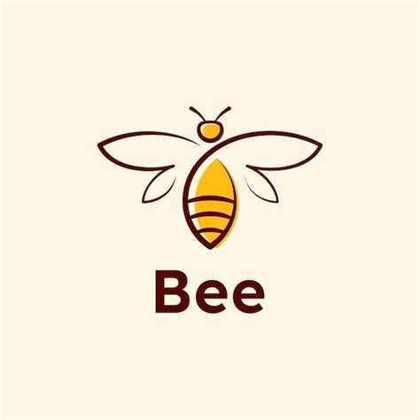 Premium Vector | Bee logo and symbol vector design