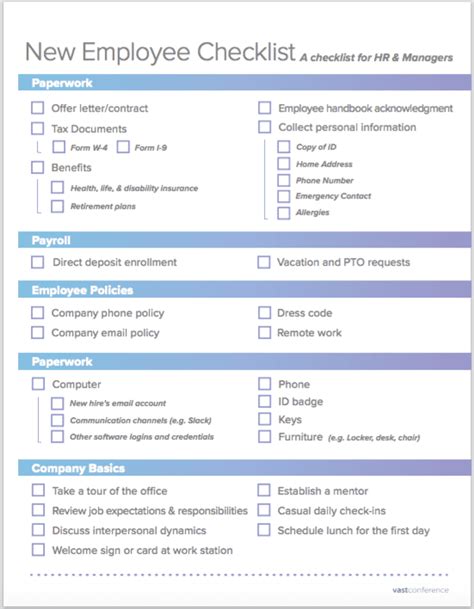 Onboarding New Employee Checklist Cheat Sheet By Davidpol Httpwww Images