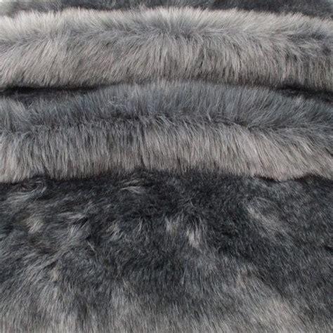 Realistic faux fur fabric, soft and silky effect Charchoal teddy bear ...