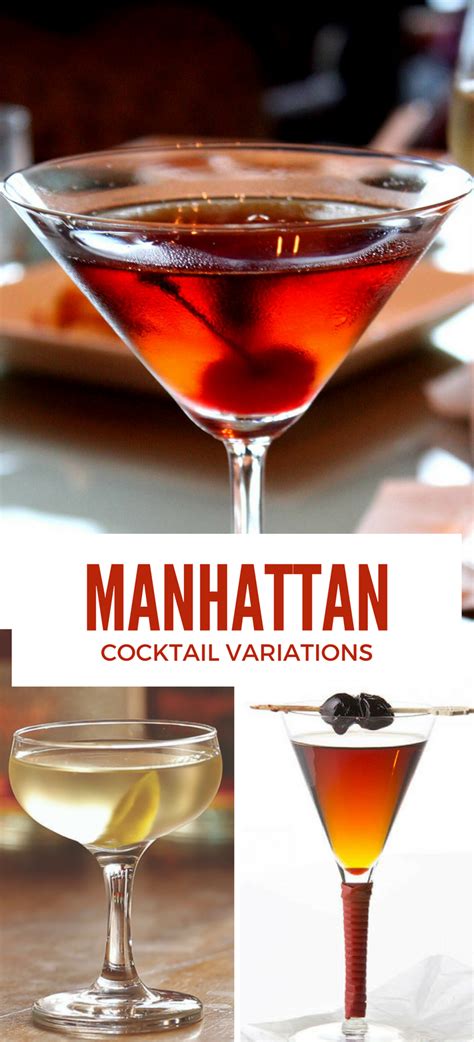 14 Mouth-Watering Manhattan Cocktail Variations | Bevvy | Manhattan ...