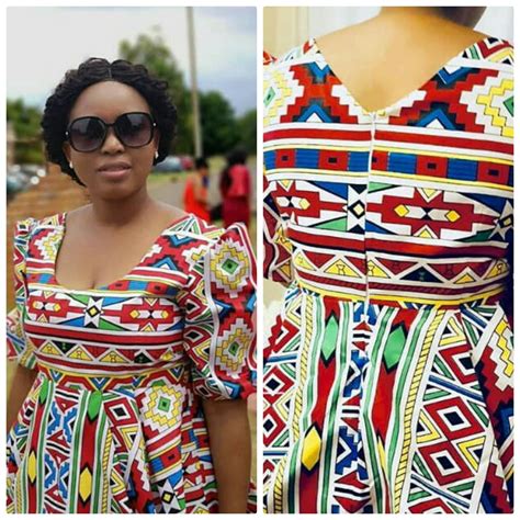 Clipkulture | Ready To Wear Ndebele Print Dress