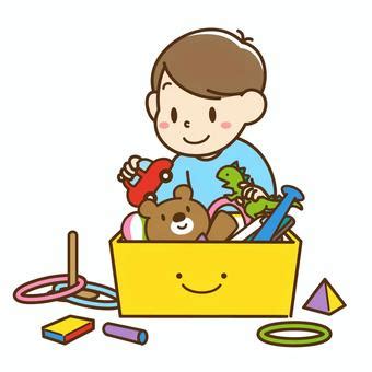 Tidy Up Toys Clipart