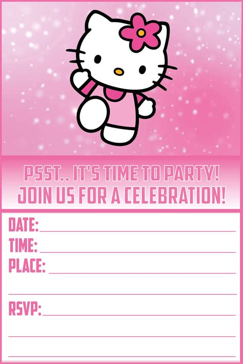 Hello Kitty Wedding Invitations