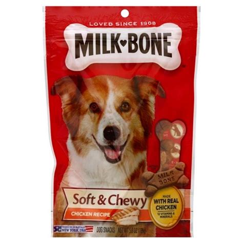 Milk-Bone Soft & Chewy Chicken Flavor 5.6oz : Target