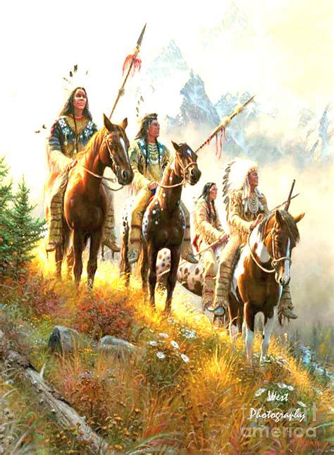 Plains Indians Photograph by Ron West | Fine Art America