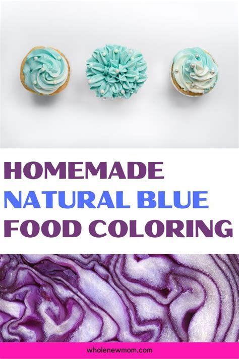 Homemade Natural Blue Food Coloring from an Unusual Source | Blue food ...