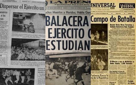 Así mostró la prensa los hechos ocurridos el 2 de octubre de 1968 ...