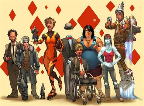 Who can name all the Wild Cards Characters in this image? | Superhero ...