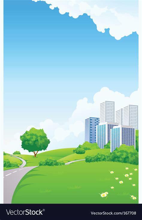 Cityscape Royalty Free Vector Image - VectorStock