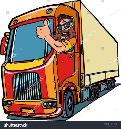 9,586 Cartoon Truck Driver Images, Stock Photos & Vectors | Shutterstock