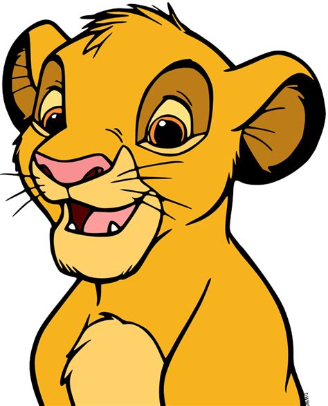 Simba face clipart – Artofit