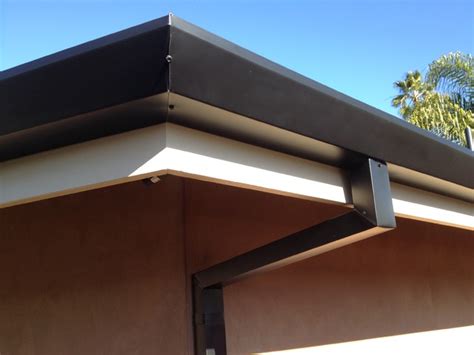 Custom cut Downspouts with contemporary Rain Gutters in Costa Mesa ...