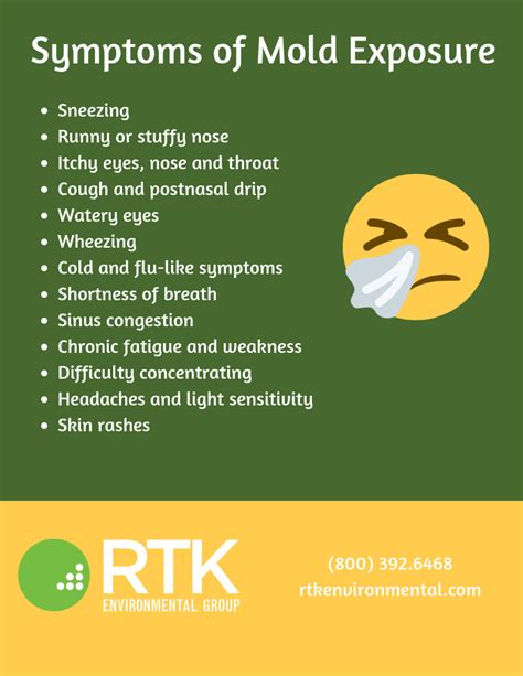 Symptoms of Mold Exposure - RTK Environmental Group