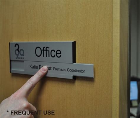 Interchangeable Office Door Signs | Arts - Arts