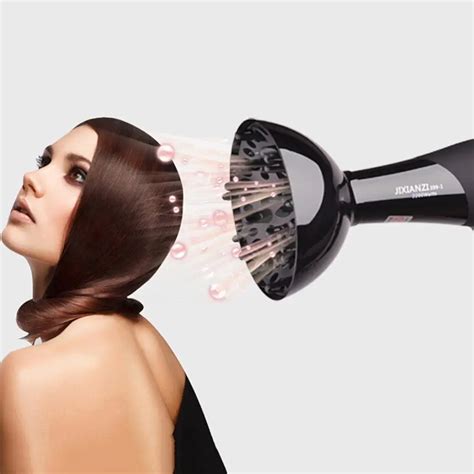 1Pc Curl Diffuser Wind Black Salon Professional Universal Diffuser Hair ...