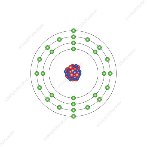 Nickel, atomic structure - Stock Image C013/1541 - Science Photo Library