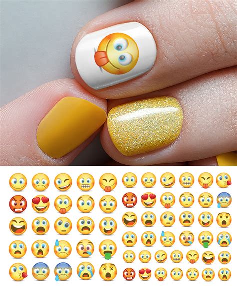 Emoji Nail Art Decals - Moon Sugar Decals