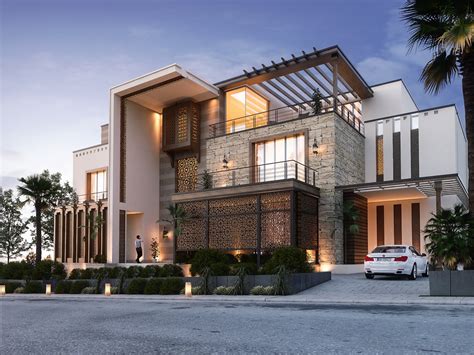 modern-islamic-villa-home-exterior | Interior Design Ideas