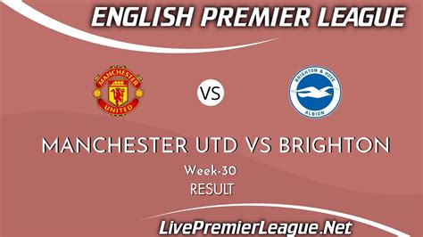 Manchester United Vs Brighton Result 2021 | EPL Week 30