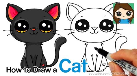 How to Draw a Black Cat Easy