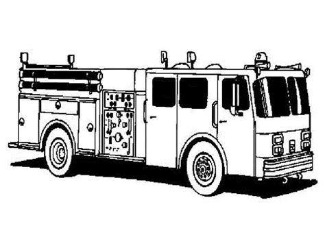 Free Printable Fire Truck Coloring Pages - Coloring Home