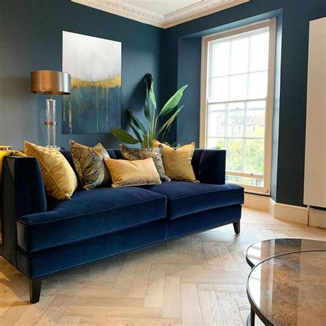 Living Room Ideas With Navy Blue Sofa - Sofa Design Ideas