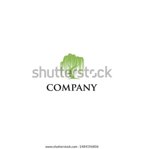 Willow Tree Logo Design Vector Stock Vector (Royalty Free) 1484196806