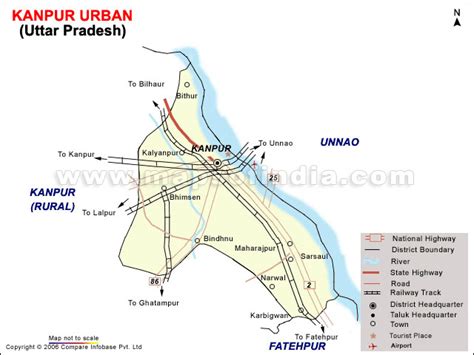 Kanpur Map - India