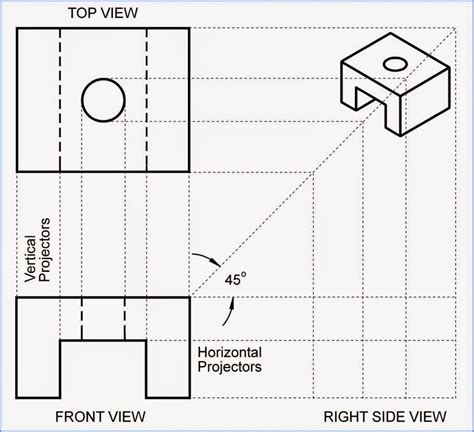 Orthographic Projection Exercises With Answers