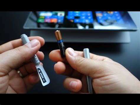 Replace battery in Microsoft Surface Pro 4 Pen | FunnyCat.TV