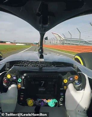 Watch Lewis Hamilton's view from the cockpit as he drives new Mercedes ...