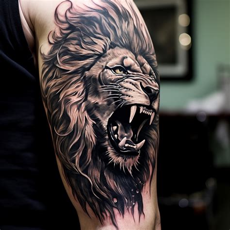 Lion Tattoo – The Bridge Tattoo Designs