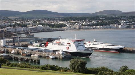 Ben-my-Chree: Manx ferry returns to service after overhaul - BBC News