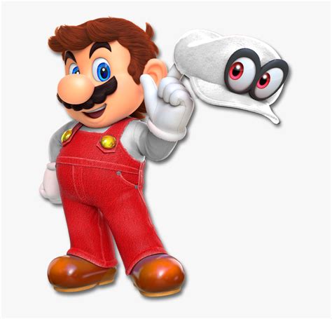 Super Mario Odyssey Mario And Cappy, HD Png Download - kindpng