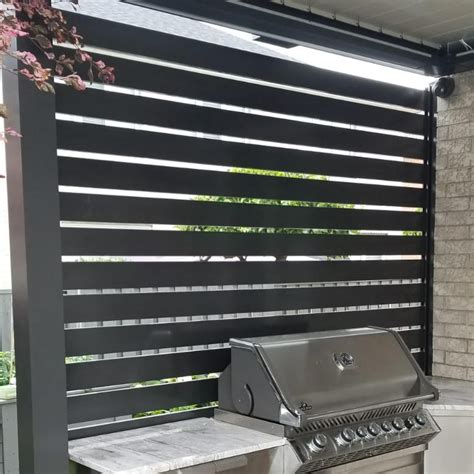 Aluminum Semi-Privacy Horizontal Fence Panels - Aluminum Fence Panels ...