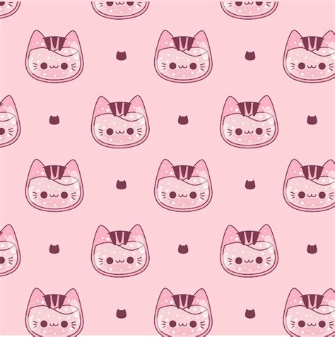 Free Pattern Pink Cat Mermaid Desktop Wallpaper Template, 41% OFF