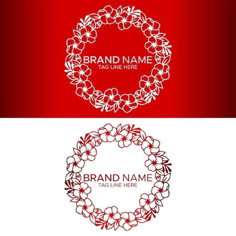 Premium Vector | Border logo design template