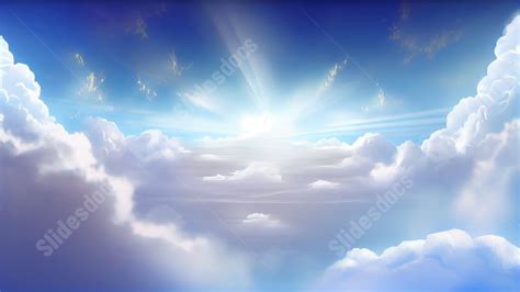 Heaven Sun Clouds Powerpoint Background For Free Download - Slidesdocs